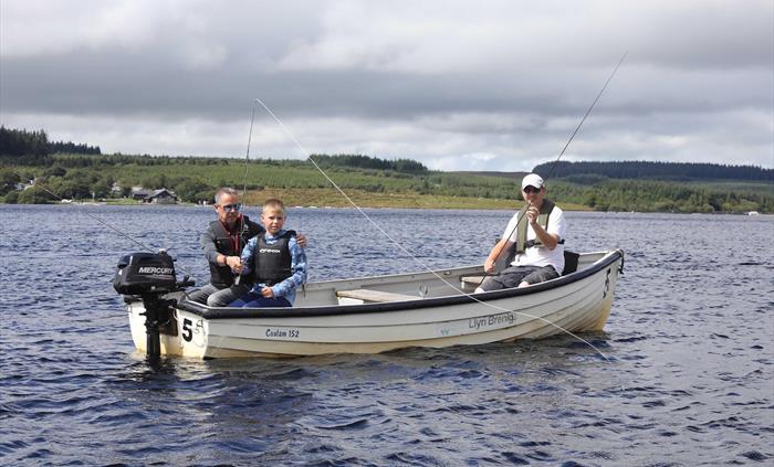 Fishing at Brenig